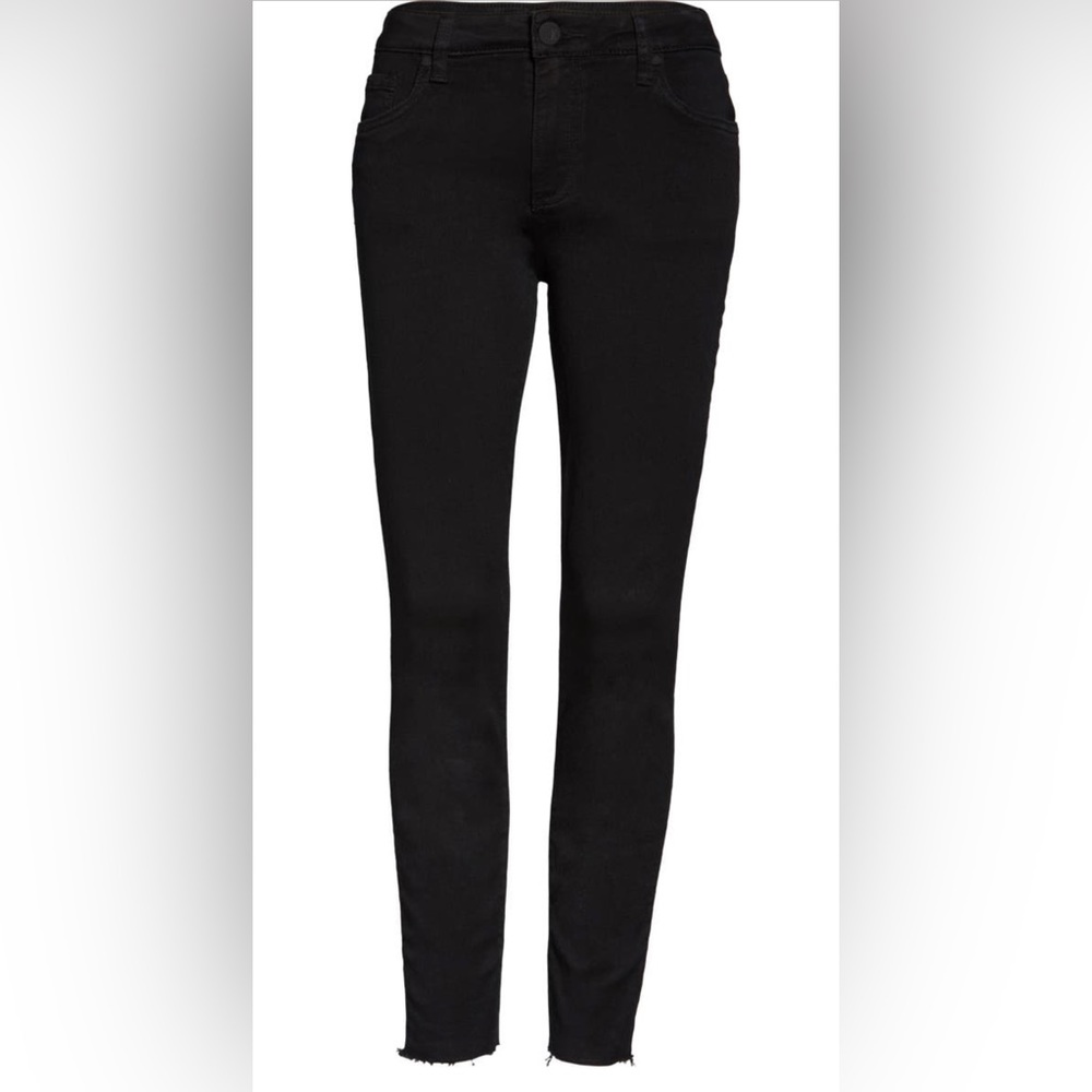 Kut from the Kloth - Donna high waist ankle skinny jeans (black) EUC